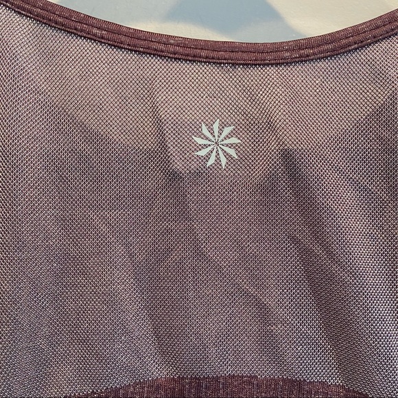ATHLETA Crush Metallic Tank Muscle Tee Large - Picture 6 of 7